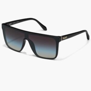 Quay Australia | "Nightfall" Oversize 138mm Gradient Shield Sunglasses